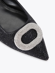 Carvela Black Rimini Flat Shoes - Image 3 of 4