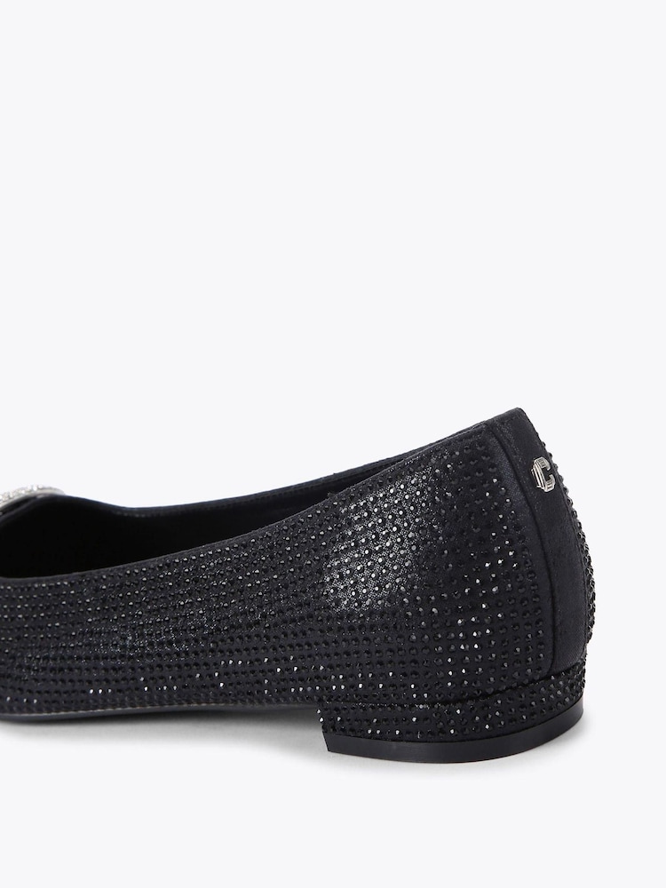 Carvela Black Rimini Flat Shoes - Image 4 of 4
