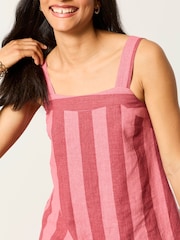 FatFace Joesie Rust Red Stripe Cami - Image 3 of 6