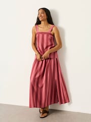 FatFace Joesie Rust Red Stripe Cami - Image 4 of 6