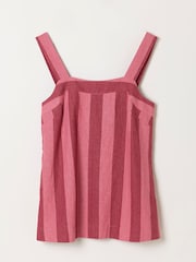 FatFace Joesie Rust Red Stripe Cami - Image 6 of 6