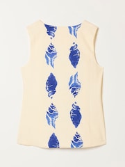 FatFace Indie Ivory Shells Waistcoat - Image 8 of 8