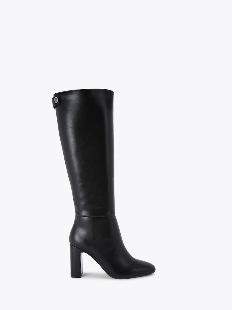 Carvela Black Jackpot Knee Wide Fit Boots - Image 2 of 5 Carvela Black Jackpot Knee Wide Fit Boots - Image 2 of 5