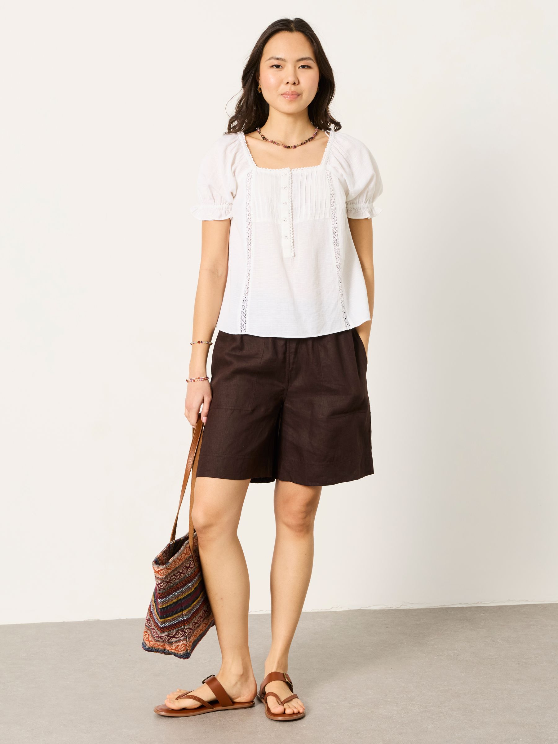 Fat Face - Women - Blouse - White