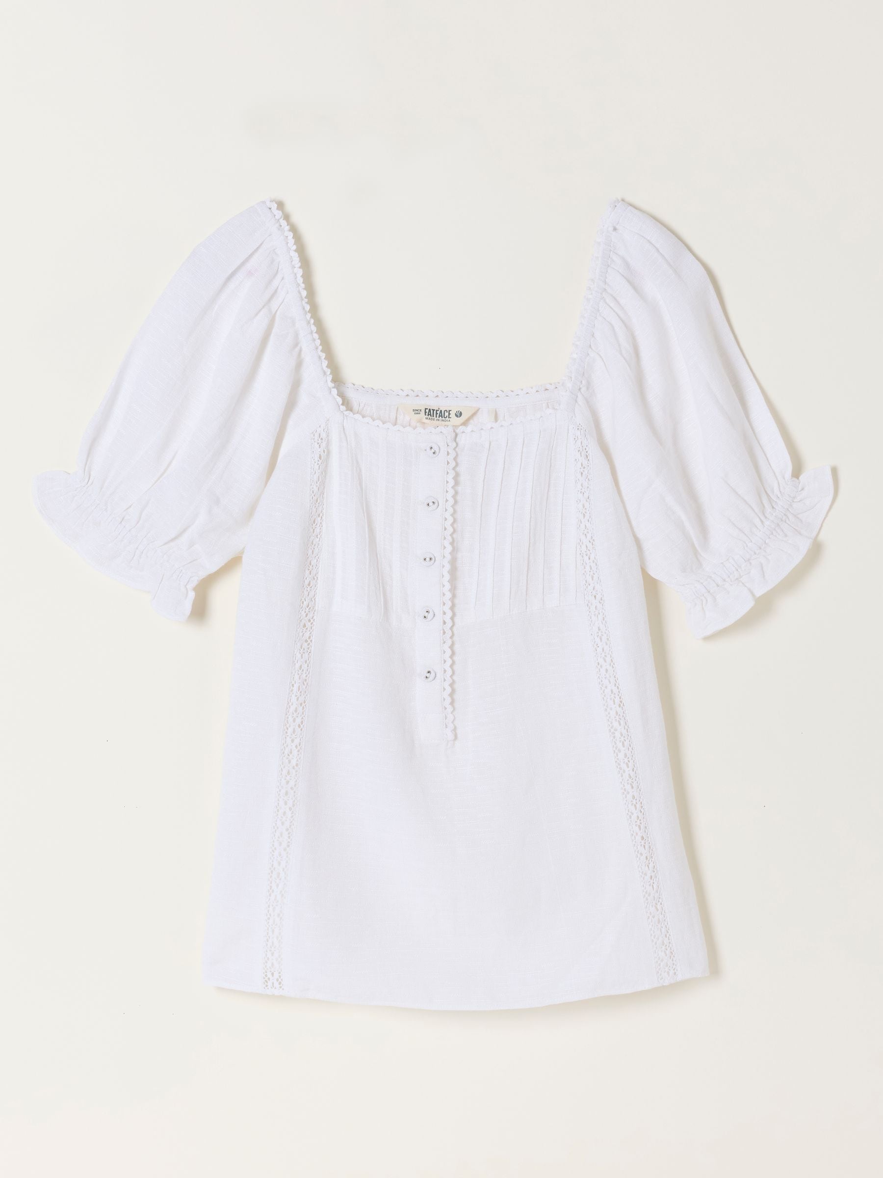 Buy FatFace Jorden White Blouse from Next USA
