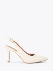 Carvela Cream Corletta Sling Wide Fit Shoes - Image 2 of 5