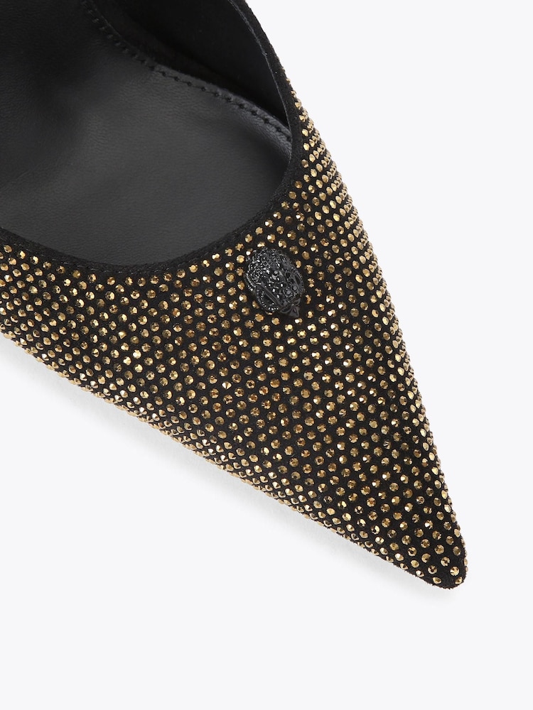 Kurt Geiger London Eagle Point Ankle Strap Black Shoes - Image 4 of 4