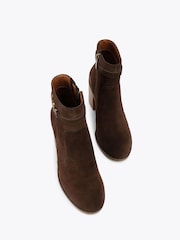Kurt Geiger London Bromley Block Heel Brown Boots - Image 3 of 4