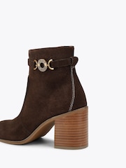 Kurt Geiger London Bromley Block Heel Brown Boots - Image 4 of 4