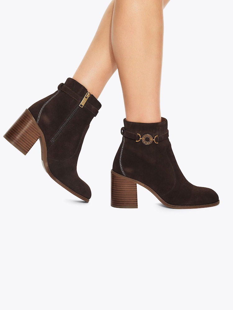 Kurt Geiger London Bromley Block Heel Brown Boots - Image 5 of 5 Kurt Geiger London Bromley Block Heel Brown Boots - Image 5 of 5