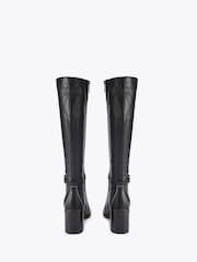 Kurt Geiger London Bromley Block Heel Knee Black Boots - Image 4 of 5