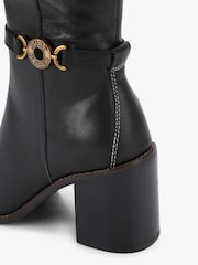 Kurt Geiger London Bromley Block Heel Knee Black Boots - Image 5 of 5