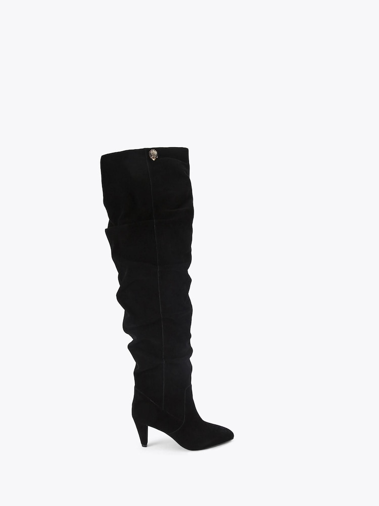 Kurt Geiger London Shoreditch OTK Slouch Black Boots - Image 2 of 5 Kurt Geiger London Shoreditch OTK Slouch Black Boots - Image 2 of 5