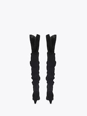 Kurt Geiger London Shoreditch OTK Slouch Black Boots - Image 4 of 5