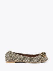Kurt Geiger London Chelsea Ballerina Cream Pumps - Image 2 of 5