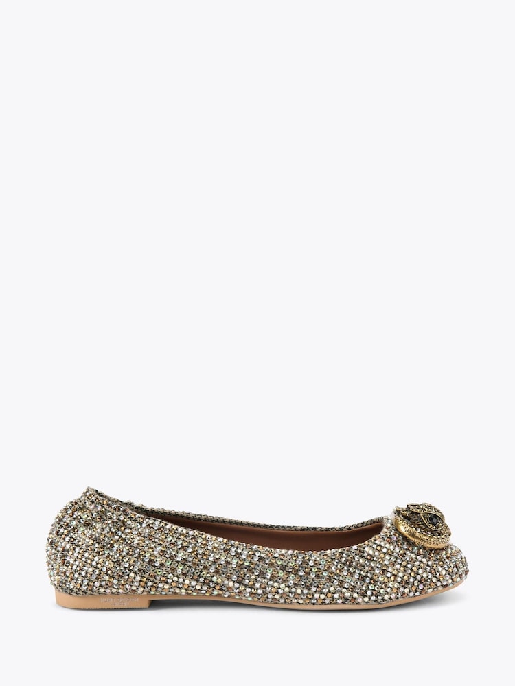 Kurt Geiger London Chelsea Ballerina Cream Pumps - Image 2 of 5