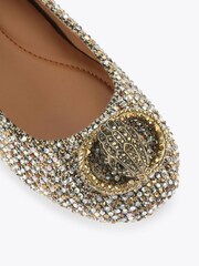 Kurt Geiger London Chelsea Ballerina Cream Pumps - Image 5 of 5