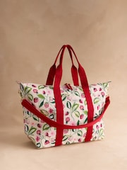 Cath Kidston Raspberry Print Overnight Weekender Bag - Bild 1 von 4