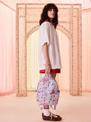 Cath Kidston Pink Raspberry Garden Print Compact Backpack - Image 5 of 8