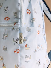 Cath Kidston Blue Stanley Dog Print Foldaway Backpack - Image 4 of 4