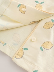 Yellow Short Button Through Pyjamas (3-16yrs) - Image 5 of 6