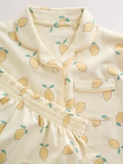 Yellow Short Button Through Pyjamas (3-16yrs) - Image 7 of 10