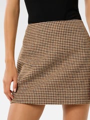 Forever New Brown Kaia Check Mini Skirt - Image 3 of 5