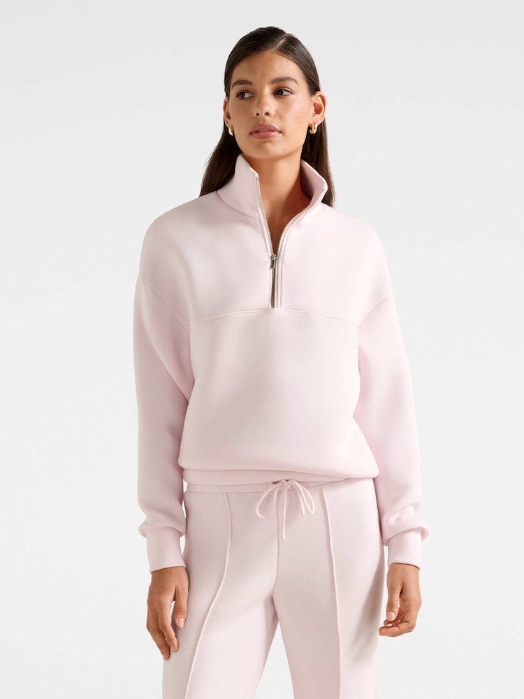Forever New Pink Lya Lounge Jumper - Image 1 of 5 Forever New Pink Lya Lounge Jumper - Image 1 of 5
