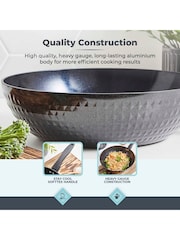 Tower Black 28cm Wok with Black Diamond Coating - Image 5 of 12