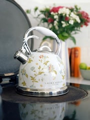 Laura Ashley Elveden White Stove Top Kettle - Image 1 of 6