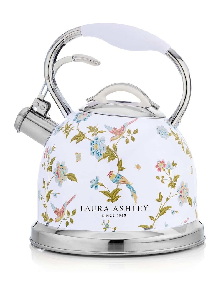 Laura Ashley Elveden White Stove Top Kettle - Image 2 of 6