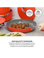 Sur La Table Orange Colour Me Happy Cookware 4 Piece Set - Image 3 of 9