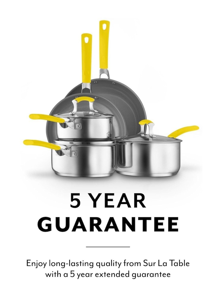 Sur La Table Yellow Colour Me Happy Cookware 5 Piece Set - Image 8 of 8