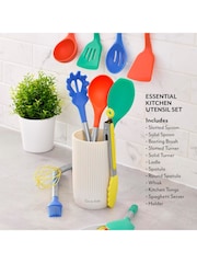 Sur La Table Assorted Colours Me Happy 12 Piece Utensil Set - Image 3 of 9