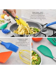 Sur La Table Assorted Colours Me Happy 12 Piece Utensil Set - Image 4 of 9