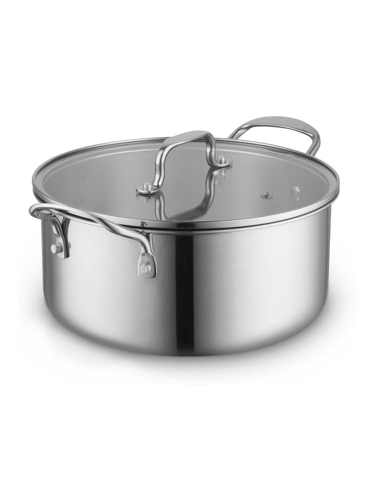 Sur La Table Stainless steel TriPly 24cm Casserole Pan with Lid - Image 1 of 9