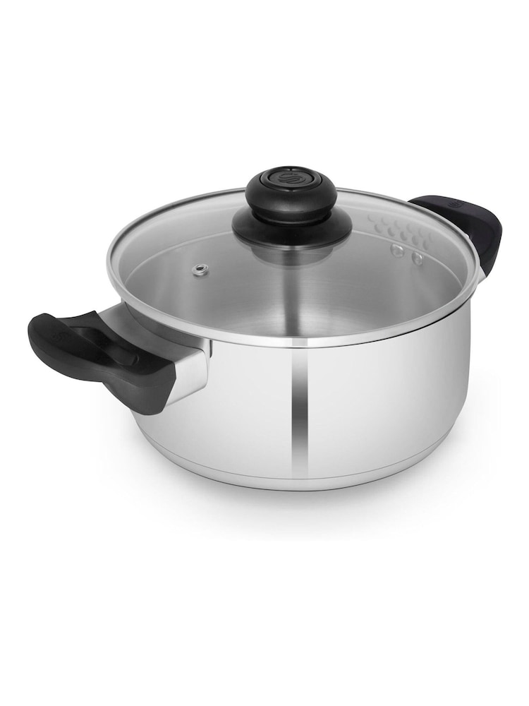 Swan Stainless Steel Casserole Dish 24cm - Image 1 of 9