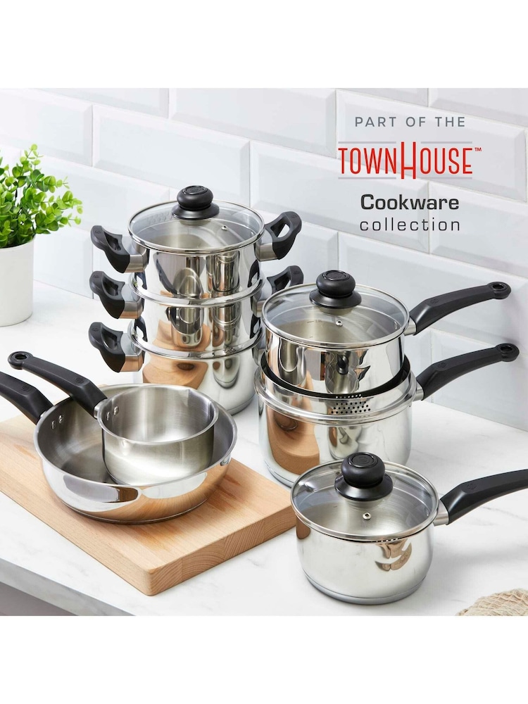 Swan 8 Piece Stainless Steel Cookware Set - Image 9 of 9