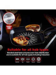 Tower Black Smart Start Forged 26cm Grill Pan - Image 6 of 12