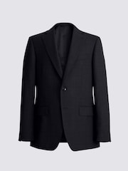 MOSS Check Regular Fit Half Canvas Suit Jacket - Imagen 7 de 7