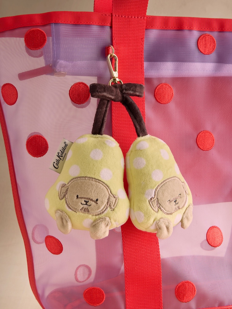 Cath Kidston Green Pear Dog Clip On Plushie Charm Bag - Image 1 of 3