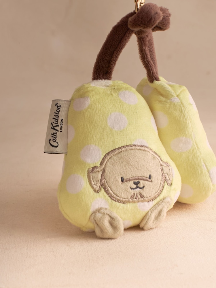 Cath Kidston Green Pear Dog Clip On Plushie Charm Bag - Image 2 of 3