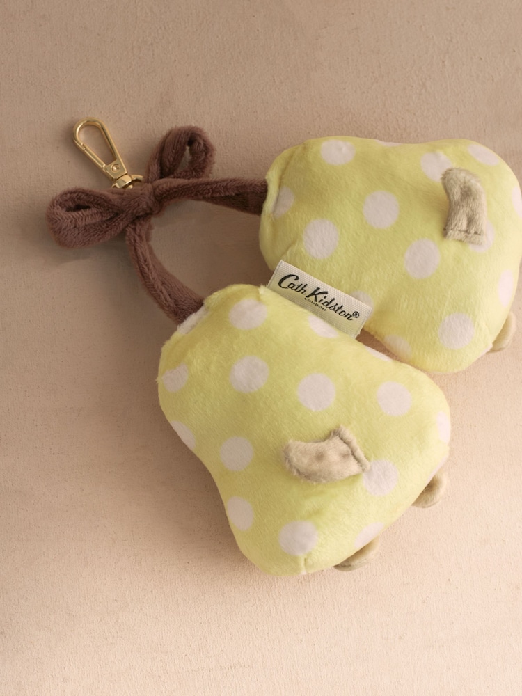 Cath Kidston Green Pear Dog Clip On Plushie Charm Bag - Image 3 of 3