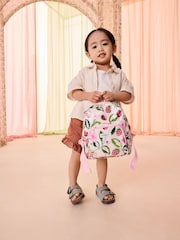 Cath Kidston Pink Raspberry Garden Print Mini Backpack - Image 5 of 9