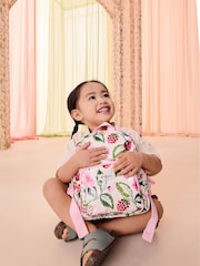 Cath Kidston Pink Raspberry Garden Print Mini Backpack - Image 6 of 9