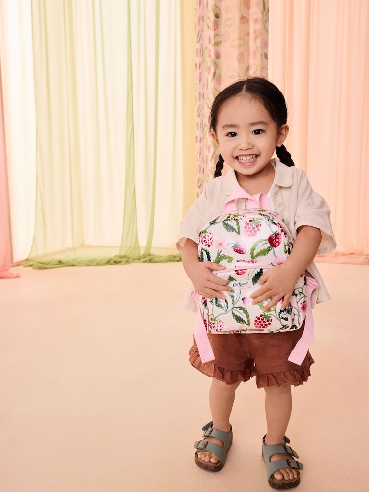 Cath Kidston Pink Raspberry Garden Print Mini Backpack - Image 9 of 9