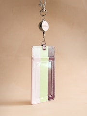 Cath Kidston Pink Hotel Print Retractable Lanyard - Image 3 of 3