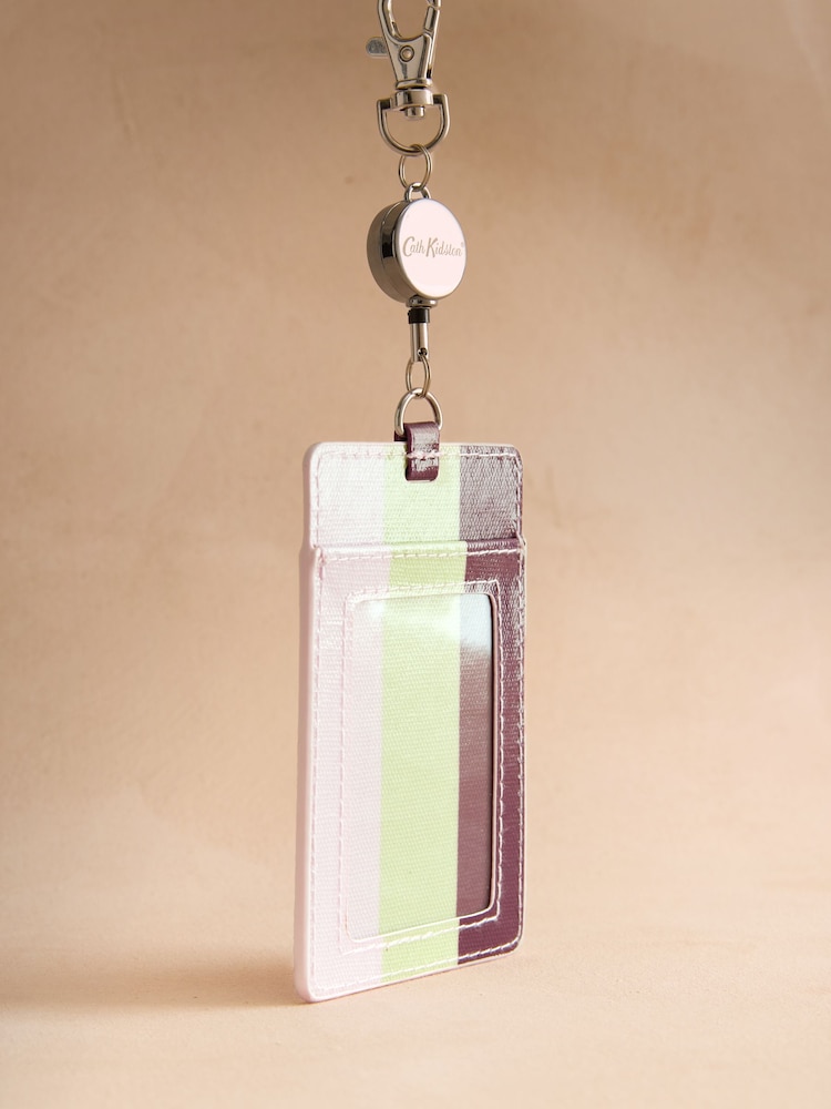 Cath Kidston Pink Hotel Print Retractable Lanyard - Image 3 of 3