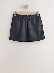 Indigo Blue Pull On Lightweight Denim Skirt - Image 1 of 3