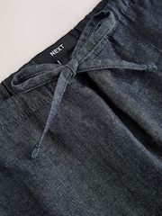 Indigo Blue Pull On Lightweight Denim Skirt - Image 6 of 7